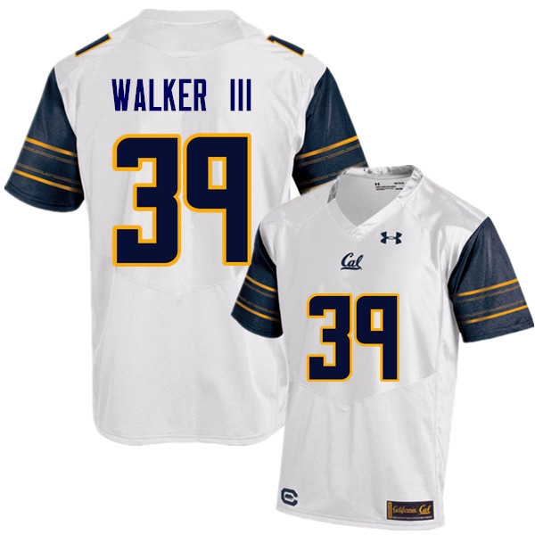 Men #39 Ricky Walker III Cal Bears (California Golden Bears College) Football Jerseys Sale-White